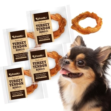 Afreschi Turkey Tendon Dog Treats, 100% Natural Chews