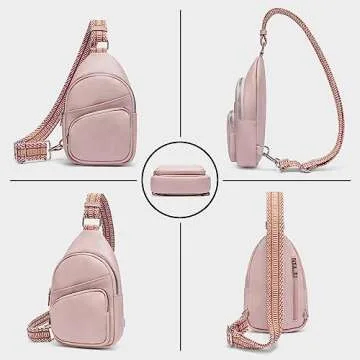 Stylish CLUCI Vegan Leather Sling Bag for Every Occasion