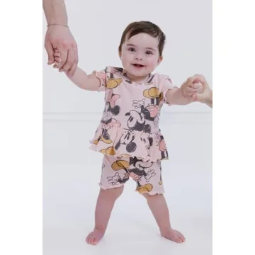 Disney Toddler Girls Mickey Mouse Peplum T-Shirt Set