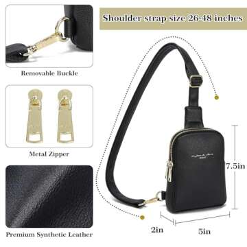 INICAT Small Crossbody Sling Bag for Women - Stylish & Functional