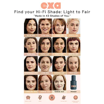 Exa Beauty Natural High Fidelity Foundation Vegan Makeup