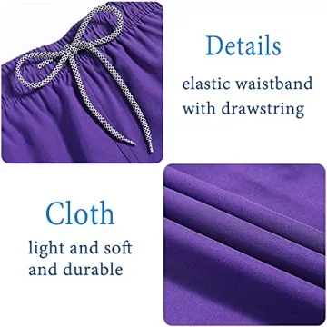 Biwisy Quick Dry Men's Swimming Trunks Stylish Beach Shorts