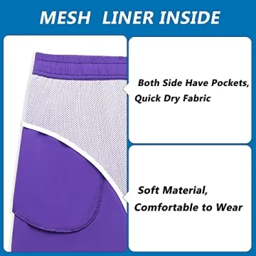 Biwisy Quick Dry Men's Swimming Trunks Stylish Beach Shorts