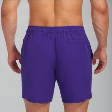 Biwisy Quick Dry Men's Swimming Trunks Stylish Beach Shorts