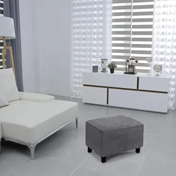 Stylish Ottoman Cover for Furniture Protection, Machine Washable