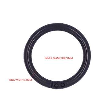 Loose Leaf Binder Rings - 140pcs Colorful Office Rings