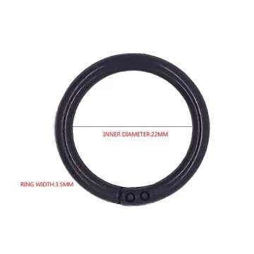 Loose Leaf Binder Rings - 140pcs Colorful Office Rings