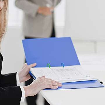 Loose Leaf Binder Rings - 140pcs Colorful Office Rings