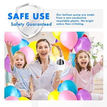 SPLAKS Electric Balloon Pump Fast Portable Party Decor