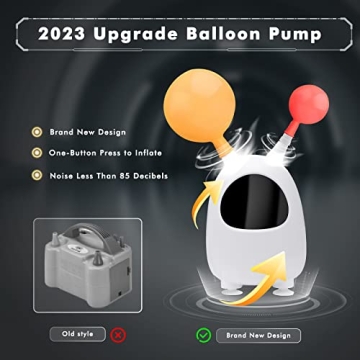 SPLAKS Electric Balloon Pump Fast Portable Party Decor