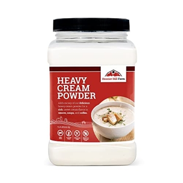 Hoosier Hill Farm Heavy Cream Powder, 1LB for Cooking and Baking