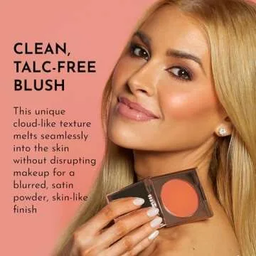 LAWLESS Pinch My Cheeks Soft-Blur Cream Blush - Starburst - Premium Weightless, Creamy Blush - Buildable Color for Lips and Cheeks - 0.18 oz