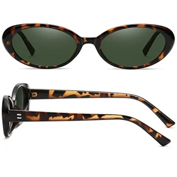 Verfimaci Retro Oval Sunglasses Women Fashion UV400