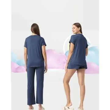 Rnxrbb Postpartum Nursing Pajamas Set for New Moms