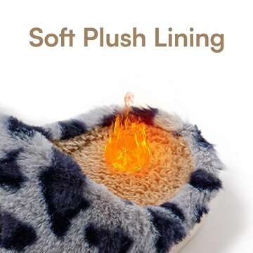 Eohsnem Smiley Face Slippers for Women Men, Retro Plush House Slippers Soft Cozy Memory Foam Slip-on...