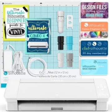 Silhouette Cameo 4 Bundle for Beginners and Crafters