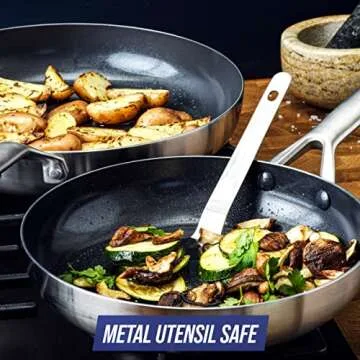 Blue Diamond Ceramic Nonstick Cookware Set for All Stovetops