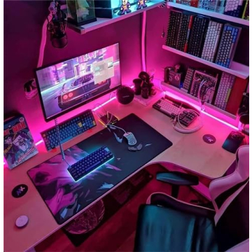 16.4ft Pink Neon LED Strip Lights Waterproof Flexible Dimmable