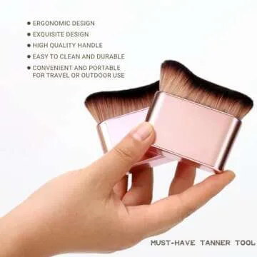 Soushop Self Tanner Brush - Large Kabuki Makeup Brush