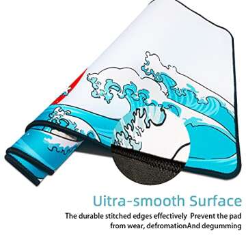 Womier Large Coral Sea Mouse Pad - Beautiful and Durable