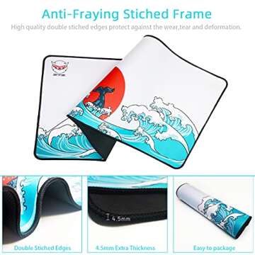 Womier Large Coral Sea Mouse Pad - Beautiful and Durable