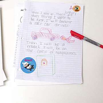 Cute Animal Reward Stickers for Kids & Teachers – 500 Pieces