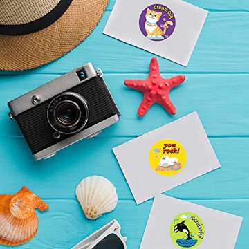 Cute Animal Reward Stickers for Kids & Teachers – 500 Pieces