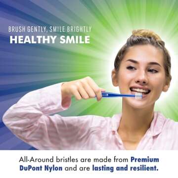 Brilliant Oral Care Toothbrush with 15,000 Micro Bristles