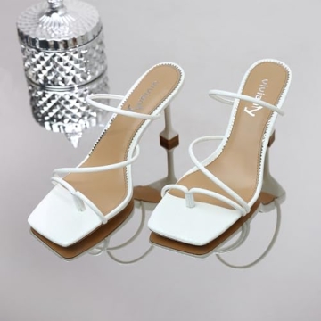 Vivianly Women's Thong Heels - Stylish Summer Sandals