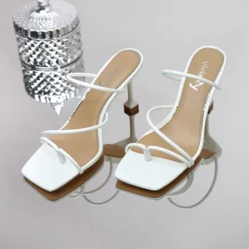 Vivianly Women's Thong Heels - Stylish Summer Sandals