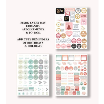 Lamare Planner Stickers 1000+ Motivational Journal Stickers
