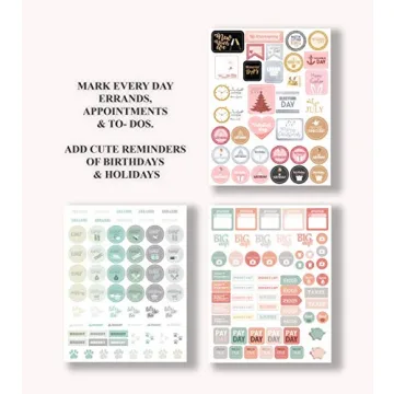 Lamare Planner Stickers 1000+ Motivational Journal Stickers