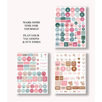 Lamare Planner Stickers 1000+ Motivational Journal Stickers