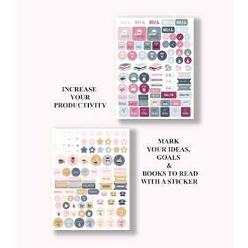 Lamare Planner Stickers 1000+ Motivational Journal Stickers