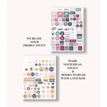 Lamare Planner Stickers 1000+ Motivational Journal Stickers