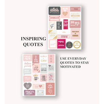 Lamare Planner Stickers 1000+ Motivational Journal Stickers