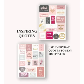 Lamare Planner Stickers 1000+ Motivational Journal Stickers
