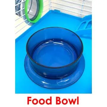 Large 5-Floor Twin Tower Habitat Syrian Hamster Rodent Gerbils Mouse Mice Rat Home Cage with Hide House Running Exercise Wheel Water Bottle Food Dish Deep Base