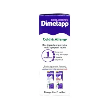 Dimetapp Children's Cold and Allergy Grape Syrup 4 oz