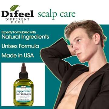 Difeel Peppermint Scalp Care Root Stimulator for Hair Growth