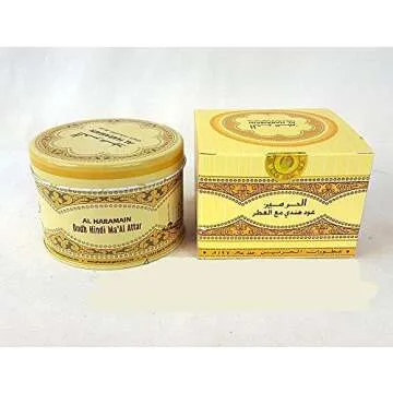 AL Haramain Oudh Hindi Ma'al Attar Bakhoor Incense 50g - Premium Fragrance Experience