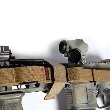 NEOMAG Sentry Strap Rifle Sling Retainer Band | Rapid Deployment Staging Device | Minimalist Modular Adjustable Strap | Accessories System for Gun, Shotgun, Hunting