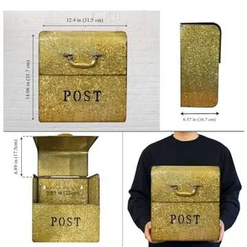 NACH CJ Large Mailbox – Elegant & Rust-Resistant Design