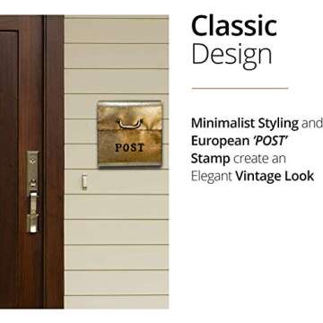 NACH CJ Large Mailbox – Elegant & Rust-Resistant Design