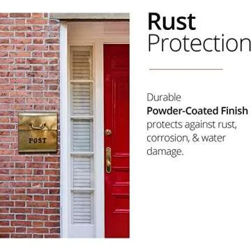 NACH CJ Large Mailbox – Elegant & Rust-Resistant Design