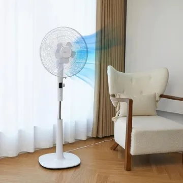 Amazon Basics 16-Inch Pedestal Fan with Remote Control