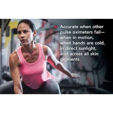 Masimo MightySat Fingertip Pulse Oximeter with Bluetooth, Monitor Blood Oxygen Saturation and Breath...