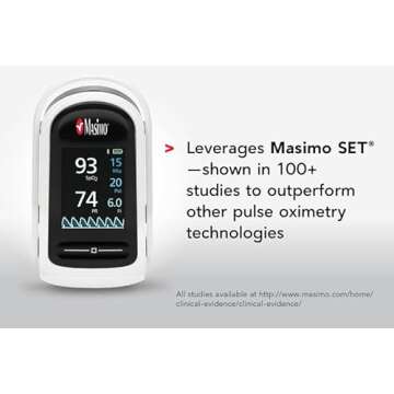 Masimo MightySat Pulse Oximeter - Accurate Health Monitoring