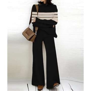 Elevate Your Comfort with ETCYY Women's Elegant Lounge Sets 2-Piece Outfit