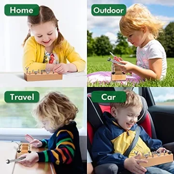 Sunix Montessori Screw Driver Board for Kids Educational Toy
